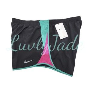 NIKE Dri-Fit 3.5" Running Shorts Women's Sz XXL Black Brief-Lined NWT
